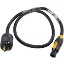 Lex Products 36" 5-15 Plug To Powercon True1 Connector