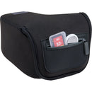 USA GEAR Neoprene DSLR FlexARMOR Case (Large, Black)
