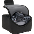 USA GEAR Neoprene DSLR FlexARMOR Case (Large, Black)