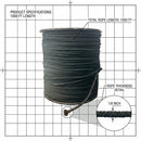 Kennedy Webster Electric Tie Line Rope (1/8", 1000', Black)