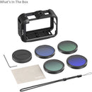 SmallRig Advanced Camera Cage Kit with Filter Set for DJI Osmo Action 6