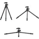 Cayer CH10LB0 Carbon Fiber Tripod with Ball Head (Black)