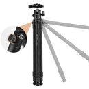 Cayer CH10LB0 Carbon Fiber Tripod with Ball Head (Black)