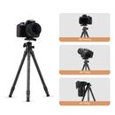 Cayer CH10LB0 Carbon Fiber Tripod with Ball Head (Black)