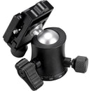 Cayer CH20B0 Carbon Fiber Tripod with Ball Head (Black)