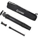 Cayer CH30B1 Carbon Fiber Tripod (Black)