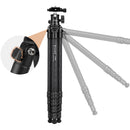Cayer CH30B1 Carbon Fiber Tripod (Black)