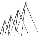 Cayer CH30B1 Carbon Fiber Tripod (Black)