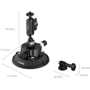SmallRig Suction Cup Mount for Action Cameras (4.5")