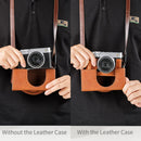 SmallRig Leather Storage Bag for FUJIFILM X-E5 & X100VI (Brown)