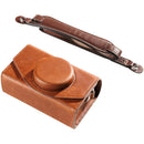 SmallRig Leather Storage Bag for FUJIFILM X-E5 & X100VI (Brown)