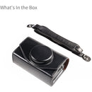 SmallRig Leather Storage Bag for FUJIFILM X-E5 & X100VI (Black)