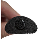 Viviana Foam for Lav Pro Universal Lavalier Concealers (Standard, Black, 12-Pack)