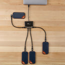 Pearstone Align Series USB4 Right-Angle to Right-Angle Cable (8.5")