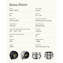 Thypoch Ksana 35mm f/2 ASPH Lens with Lens Hood (Leica M, Silver)