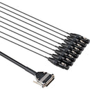 Hosa Technology Edge 8-Channel Analog Snake DB25 to XLR3F (10')