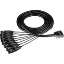 Hosa Technology Edge 8-Channel Analog Snake DB25 to XLR3F (10')