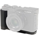 SmallRig L-Shaped Mount Plate with Silicone Handle for Panasonic LUMIX L10 (Black)