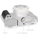 SmallRig L-Shaped Mount Plate with Silicone Handle for Panasonic LUMIX L10 (Silver)