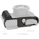 SmallRig L-Shaped Mount Plate with Silicone Handle for Panasonic LUMIX L10 (Black)