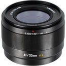 7Artisans Lite Series 35mm f/1.8 AF Lens (FUJIFILM X, Black)