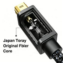 iVANKY Optical TOSLINK Audio Cable (6', Gray)