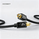 iVANKY Optical TOSLINK Audio Cable (10, Gray)
