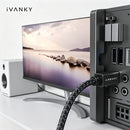 iVANKY Optical TOSLINK Audio Cable (15', Gray/Black)