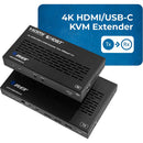 OREI 4K HDBaseT 3.0 HDMI & USB-C Extender with KVM