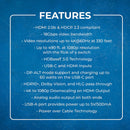 OREI 4K HDBaseT 3.0 HDMI & USB-C Extender with KVM