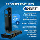 OREI HDBaseT HDMI Extender (USB2.0, Bi-IR) 4K 400' (cat6)