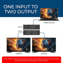OREI UHDS-102 UHD 4K 1x2 HDMI Splitter