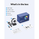 EMEET SmartCam S600L 4K Streaming Webcam with Built-in Ring Light