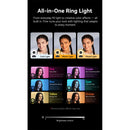 EMEET SmartCam S600L 4K Streaming Webcam with Built-in Ring Light