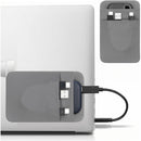 AVODA 2-Pocket Adhesive Pouch for Laptop (Gray)