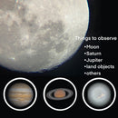 Spectrum Optics TourStar Pro 70 Refractor Telescope with Mount & Tripod