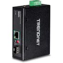 TRENDnet TI-UF11SFP Industrial Gigabit SFP to RJ45 PoE++ Media Converter