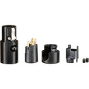 Cable Techniques Low-Profile Right-Angle TA5F 180 Mini XLR Female Connector (Large)