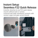 Falcam F22 Quick Release Mushroom Handle with Quick Release Plate (Black)