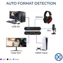 OREI 4K HDMI to USB 3.0 Video Capture Card (Loop, Mic, Headphones) (VC-1080)