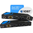 OREI HDBaseT HDMI Extender (KVM, Bi-IR) 4K@60Hz 400' (cat6)