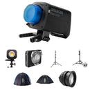 amaran LED Monolights with Modifiers and Stands (3-Light Kit)