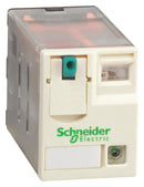 SCHNEIDER ELECTRIC RXM4AB2ED General Purpose Relay, Zelio RXM Series, Power, 4PDT, 48 VDC, 6 A