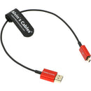 Alvin's Cables 8K 2.1 Ultrathin Micro-HDMI to HDMI Cable (11.8")