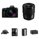Panasonic LUMIX S5 IIX Mirrorless Camera with 24-60mm f/2.8 and 50mm f/1.8 Lenses and Essentials+ Kit