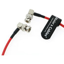 Alvin's Cables 12G-SDI BNC Male to Male Right-Angle Coaxial Cable (19.7")