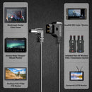 Alvin's Cables D-Tap to 2.1mm 12 VDC Right-Angle Cable for Small Monitor/Accessory (23.6")