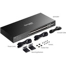 TP-Link Omada Aggregation SG3428XF 24-Port SFP 1G / 10G Managed Network Switch