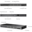 TP-Link Omada Access Pro SG3428X-M2 24-Port 2.5G Managed Network Switch
