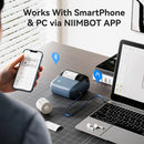 NIIMBOT B31 3" Portable Thermal Label Printer (Lake Blue)